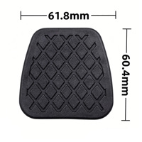 OE 46545SA500 Clips de fixation en caoutchouc de haute qualité pour voiture, garniture de pédale de frein et d'embrayage, pièces de rechange compatibles avec Honda