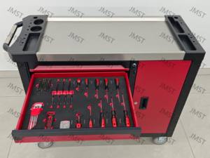 Cadeau idéal pour les fêtes : armoire à outils à 7 <span class=keywords><strong>tiroirs</strong></span> <span class=keywords><strong>sur</strong></span> roulettes, qualité professionnelle - Product Image 3