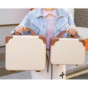 Sac de toilette miniature tendance de 14 pouces, léger, imperméable, boîte à mot de passe portable, fermeture à glissière, petite <span class=keywords><strong>valise</strong></span> - Product Image 4