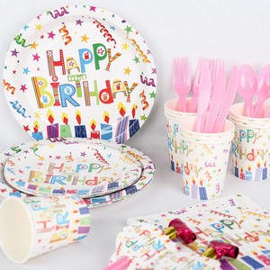 Set Personalizzato <span class=keywords><strong>di</strong></span> Articoli <span class=keywords><strong>per</strong></span> Feste <span class=keywords><strong>di</strong></span> <span class=keywords><strong>Compleanno</strong></span> a Pois: Piatti <span class=keywords><strong>di</strong></span> Carta, Bicchieri <span class=keywords><strong>di</strong></span> Carta, Tovaglioli, Tovaglie, Striscioni, Vendita all'Ingrosso - Product Image 5