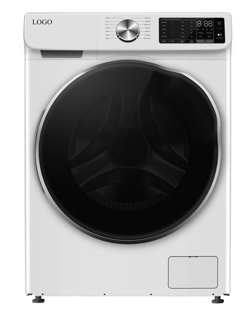 9kg Washing Machine Front Loading Fully Automatic Washing Machine White with UNI Motor Design