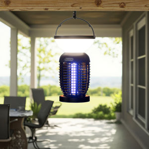 2025 nuevo diseño energía Solar 4000mAh Interior Exterior <span class=keywords><strong>Mosqui</strong></span> lámpara Bug Zaper recargable electrónico Pes Control trampa - Product Image 4