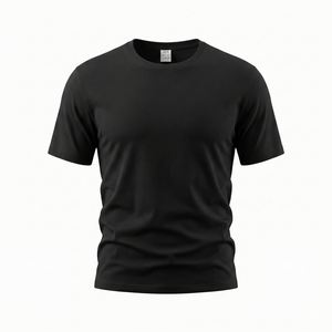 T-shirt surdimensionné en jersey 100% coton pour homme SKYWILL, logo personnalisé, couleur unie, col rond, 180G, manches courtes, évacuation de l'humidité - Product Image 2