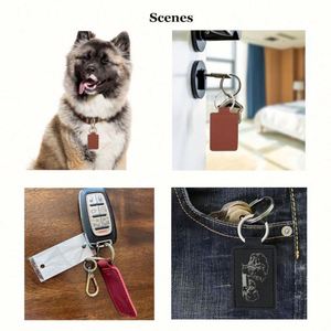 Promotional Gifts Leather <b>Key</b> Holder <b>Ring</b> Pu Leather <b>Key</b> Chain Custom Debossed Logo Pu Leather Keychain for Party Gift - Product Image 6