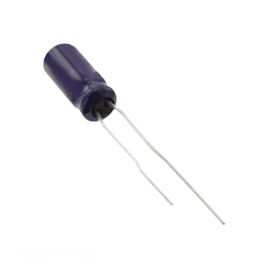 Condensateur traversant à électrolyte aluminium 47 µF 20 % 25 V RADIAL TH ECA-1EM470B - Product Image 1