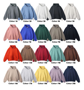 Sudadera con Capucha de Lujo para Hombre, de Poliéster/Algodón, Corte Regular, Estilo Urbano Personalizado, 350g, Forro Grueso, Antiarrugas - Product Image 2