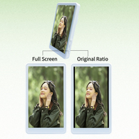 Pantalla Monitor Inalámbrica Magnética de 4.02 Pulgadas 1080P para Vlog y Selfie con Teléfono Móvil y Control Remoto