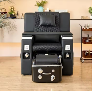 Sillón de Pedicura Eléctrico Reclinable para Salón de Belleza Moderno AY, Spa para Pies y Manicura con Masaje - Product Image 4