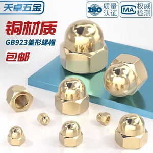 Tianzhuo Hardware Brass Cap Nuts M3 M4 M5 M6 M8 M20mm Durable Bright Finish Household Decorative Seals - Product Image 4