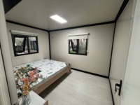 Maison préfabriquée modulaire de luxe moderne, extensible, mobile et pliable, pour habitation