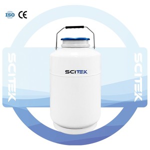 SCITEK Vapor Almacenamiento criogénico Contenedor de nitrógeno líquido Laboratorio Envío seco Tanque de nitrógeno líquido - Product Image 5