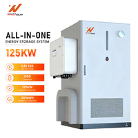 Y WingoSolar Armoire BESS extérieure à refroidissement liquide haute efficacité Solis 125kW 261kWh