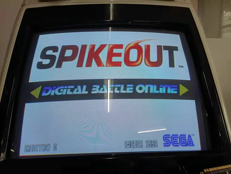 Segaモデル3ステップ2.1、スパイクアウトアーケードゲームのテスト済み動作