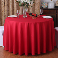 Nappe ronde à prix d'usine, housse de table ronde, nappe cirée pour hôtels et mariages