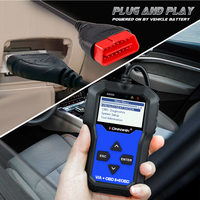 Escáner OBD2 V/A OBDII EOBD ABS Airbag KONNWEI KW350 con Logotipo Personalizado Disponible para Volkswagen, para VW Audi