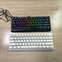 Clavier mécanique 64 touches 60% avec échange à chaud, Type-C, petit clavier mécanique filaire pour jeux