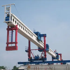 260 Ton Electric Highway Beam Launcher Overhead Bridge Beam Launcher For Sale