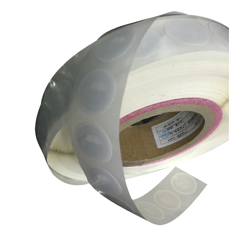 Xrh Hot Sell Geëtste Antenne Rfid Label 13.56Mhz Natte Inlay N213 215 216 424 Gecoat Papier Rfid Tag Label