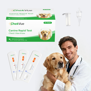 Prueba de alergia veterinaria para perros, prueba de alergia IgE, diagnóstico veterinario, de prueba rápida Kits, tiras de casete para perros y gatos - Product Image 1