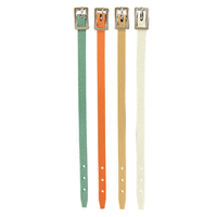 Bracelets intelligents en cuir italien écologique avec logo personnalisé, puce RFID, impression numérique et sérigraphie, style art populaire, promotionnels
