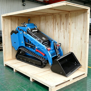 ENVÍO GRATUITO Minicargadora de orugas 5 EPA de 400 kg con trituradora forestal y cortacésped, equipada con motor D1105 de gran potencia - Product Image 1