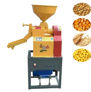 Molino de arroz y máquina trituradora, máquina trilladora, maíz, trigo, soja, molienda, descascaradora de arroz, fresadora