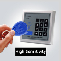 Clavier numérique filaire avec clés RFID pour système de contrôle de porte intelligent, interrupteur mural pour moteur de portail coulissant