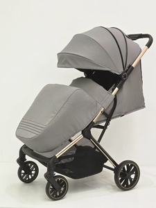 Một tay gấp Xe đẩy em bé có thể điều chỉnh tán & đạp với lưu trữ giỏ & túi bé pram - Product Image 3