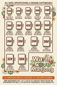 Juego de Mahjong Americano Coral Beach Classic Line de Lujo para 4 Jugadores, con Fichas de Acrílico de Una Sola Capa para Tiempo de Ocio - Product Image 5