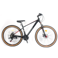 Vélo VTT Adulte d'Usine 24 Vitesses, Frein à Disque, Jantes en Acier et Alliage d'Aluminium, 27,5 Pouces