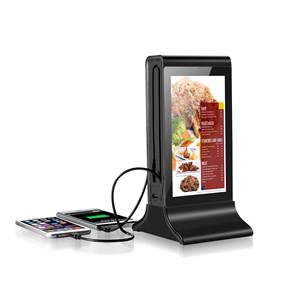 New sáng tạo Single Side mini 7 inch <span class=keywords><strong>LCD</strong></span> màn hình cảm ứng bàn Top đứng kỹ thuật số đơn đặt hàng cuộc gọi quảng cáo thiết bị máy nghe nhạc - Product Image 4