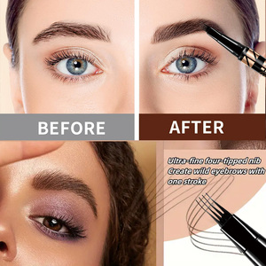 Crayon à sourcils liquide fin à quatre pointes, waterproof, résistant à la transpiration et longue tenue - Product Image 3