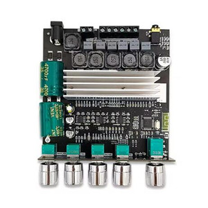 ZK-TB22 BT Board khuếch đại công suất 2.1 kênh mini không dây âm thanh kỹ thuật số amp mô-đun Loa 50wx2 100W TPA3116D2 - Product Image 2