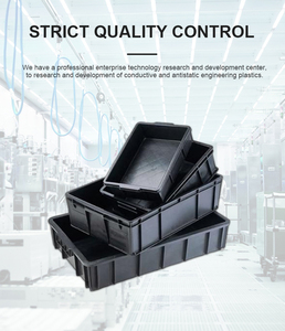 Bán Sỉ Hộp Đựng Chống Tĩnh Điện Màu Đen Hộp Nhựa ESD Hộp Các Tông Sóng Esd - Product Image 6