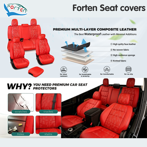 Fundas de Asiento TRD Pro Camo, Fundas de Asiento Personalizadas de Cuero PU de Lujo para Toyota Tacoma 2025, Fundas de Asiento para Camioneta de Doble Cabina - Product Image 5