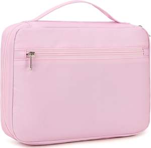 Échantillon gratuit : Étui de Bible de haute qualité pour femmes, grand étui à Bible et étui de transport pour livres avec poche zippée, directement de l'usine. - Product Image 1