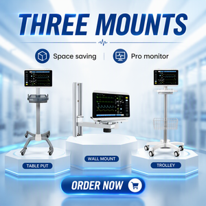 Système de surveillance vétérinaire multiparamètres TFT LCD haut de gamme de 12 pouces pour la clinique, la chirurgie et la récupération postopératoire - Product Image 5