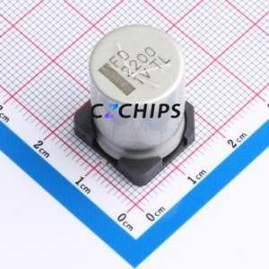 Condensateur électrolytique en aluminium SMD 35TLV2200M16X21.5, SMD, D16xL21.5mm 2200uF 20% 35V 1.398A-120Hz - Product Image 1