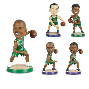 Statuette de basket-ball personnalisée en résine, figurine des superstars <span class=keywords><strong>James</strong></span> et Curry - Product Image 1