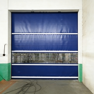 Bâtiment d'entrepôt industriel préfabriqué, usine de machines à laver, porte à enroulement <span class=keywords><strong>en</strong></span> PVC de haute qualité, chambre froide résistante au vent - Product Image 1