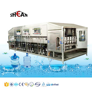 Máquina Selladora <span class=keywords><strong>de</strong></span> <span class=keywords><strong>Agua</strong></span> Pura <span class=keywords><strong>de</strong></span> 5 Galones (20 <span class=keywords><strong>Litros</strong></span>) con Motor, Control PLC Totalmente Automático, Nuevo Diseño Chino - Product Image 1