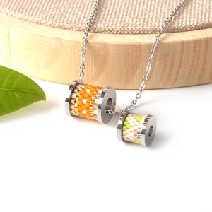 Perles de rocaille <span class=keywords><strong>Miyuki</strong></span> de haute qualité en gros, breloques en métal, pendentifs pour la fabrication de bijoux - Product Image 1