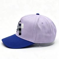 Topi Olahraga Berkualitas Tinggi Bordir Logo Custom Grosir 100% Katun Empat Musim, Pinggiran Melengkung 5 Panel Unisex Snapback