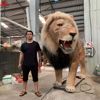 Modelo Animal de tamaño real, simulación realista, Animatronic, para eventos y fiestas