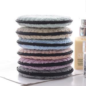 Nouveau design <span class=keywords><strong>éponge</strong></span> démaquillante ronde shampooing nettoyant <span class=keywords><strong>visage</strong></span> <span class=keywords><strong>éponge</strong></span>s d'exfoliation tampon rond mitaine tampon démaquillant en microfibre - Product Image 6