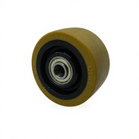 Roues en polyuréthane Pièce de rechange d'origine ROUE DE SUPPORT 125/60/4K 0009933803 pour Linde 1158 T20 avec roulements