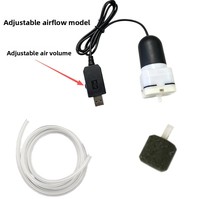Pompe à air USB silencieuse haute performance pour aquarium, oxygénateur portable à débit réglable pour voiture et pêche en extérieur