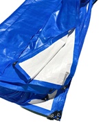 Bâche en tissu PE léger, imperméable, anti-âge, pour couverture de sol, tissée, enduite, protection de toit de tente extérieure, résistante aux UV