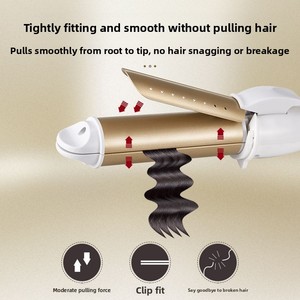 Outil de coiffage 2-en-1 en alliage, durable et respectueux de l'environnement, pour cheveux longs et bouclés, adapté aux dortoirs (AC) - Product Image 3