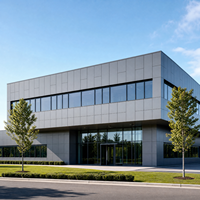 Panneau composite en aluminium revêtu de PVDF pour façade de bâtiment |   Revêtement mural extérieur léger en ACP